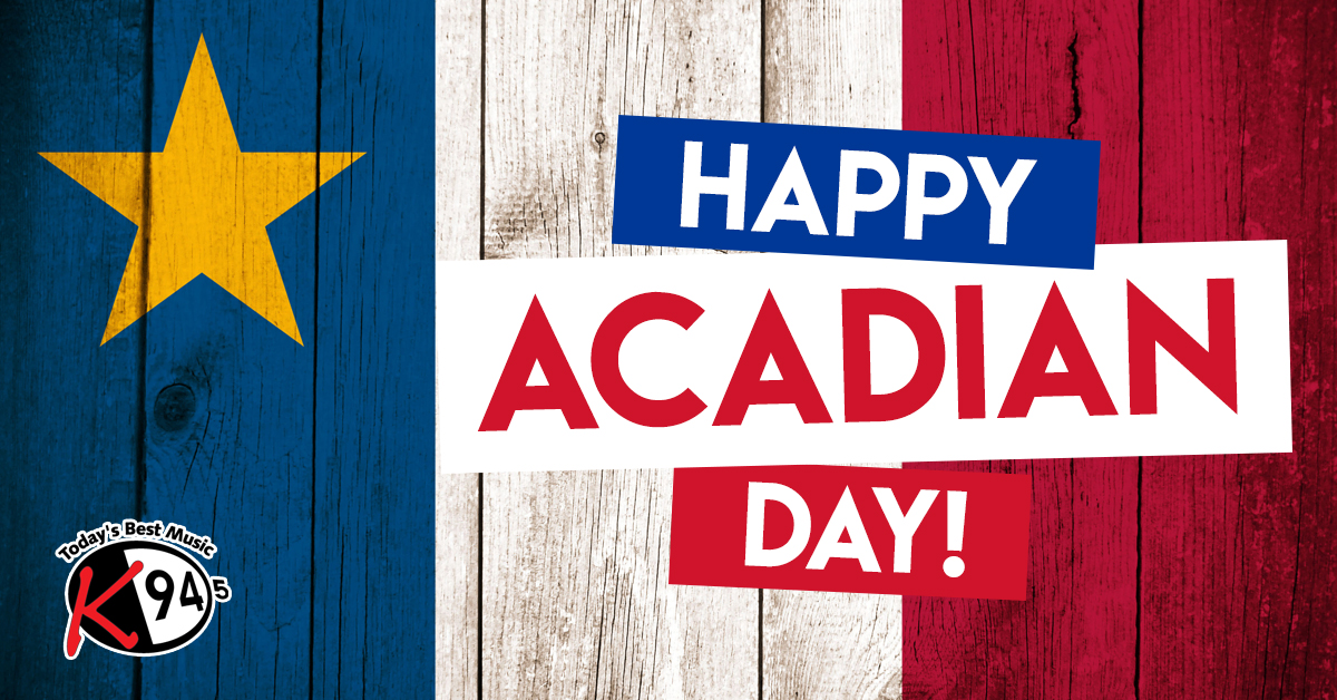 Happy Acadian Day! Here's what's going on all day at Place 1604 to