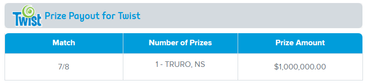 lotto max twist payout