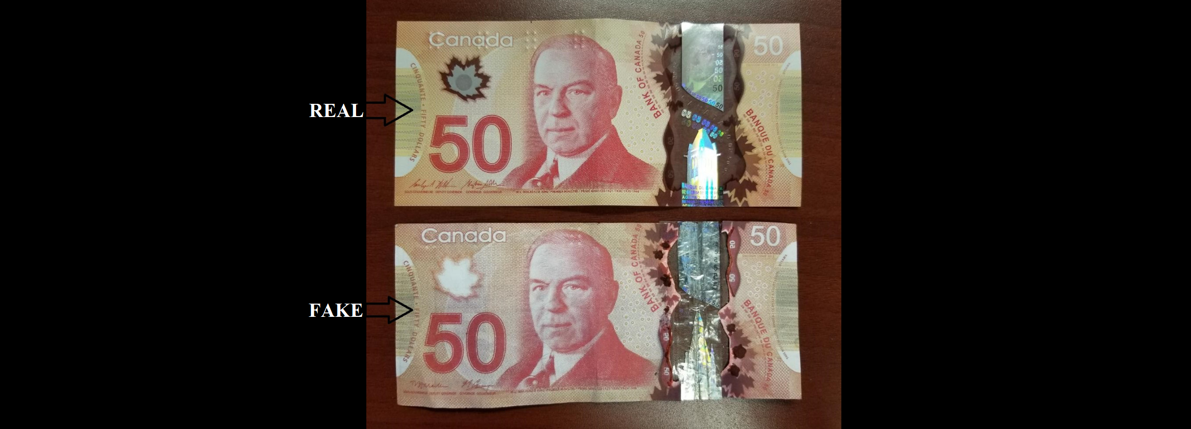 Fake 50 Bills Circulating Shediac Know What To Look For In Funny Money Blog K94 5