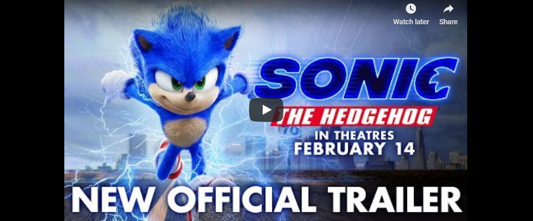 A new Sonic movie trailer released with a 'less terrifying-looking